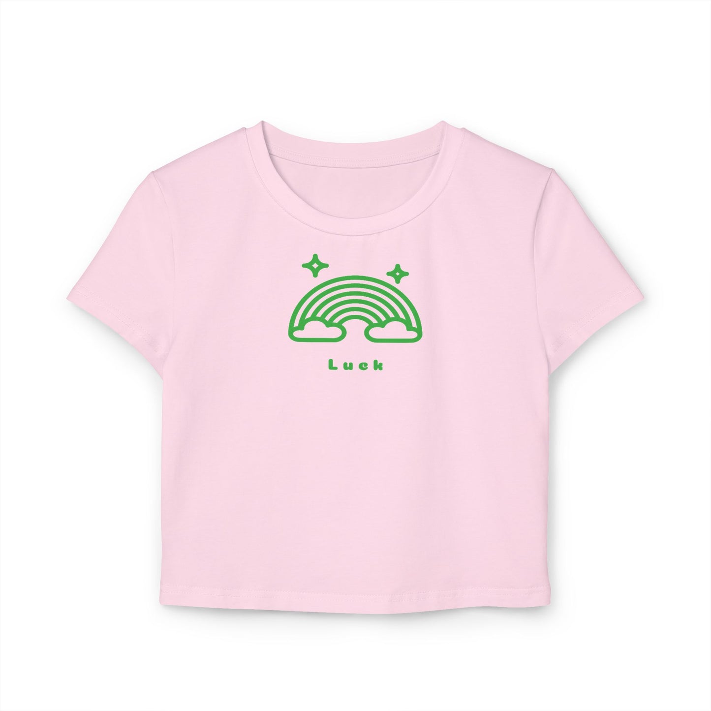 Women's "His Luck" Baby Tee