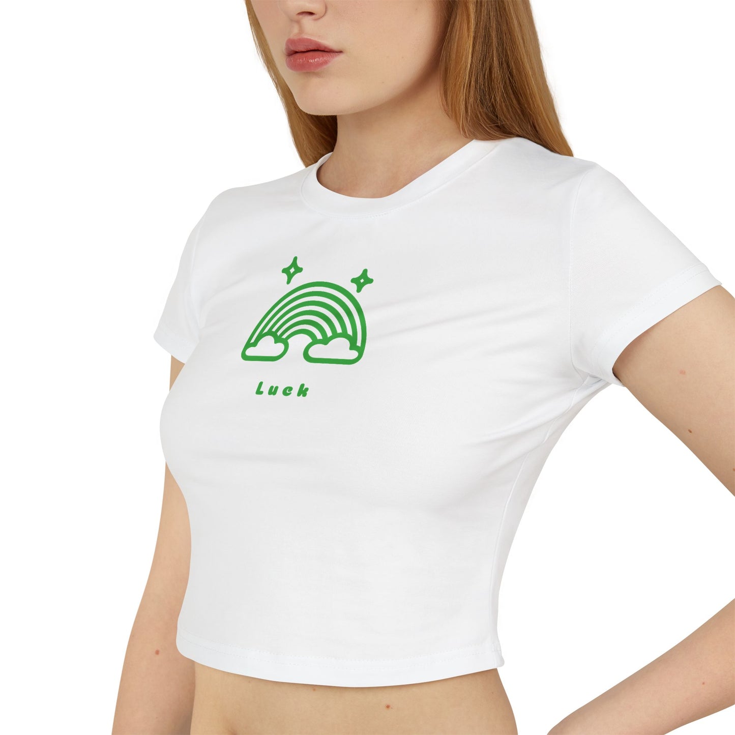 Women's "His Luck" Baby Tee