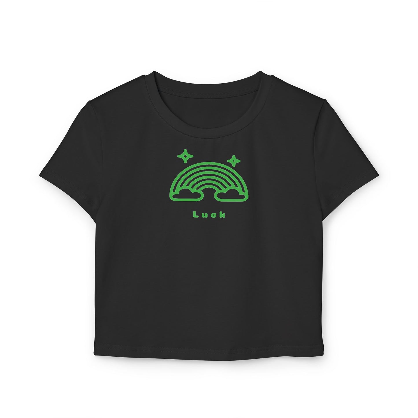 Women's "His Luck" Baby Tee